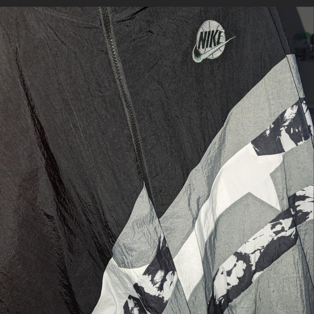 Nike Black and White Windbreaker
